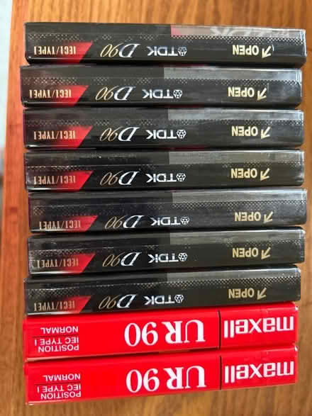 Photo of free 9New Cassette Tapes (Bridgeport -Brooklawn section) #1
