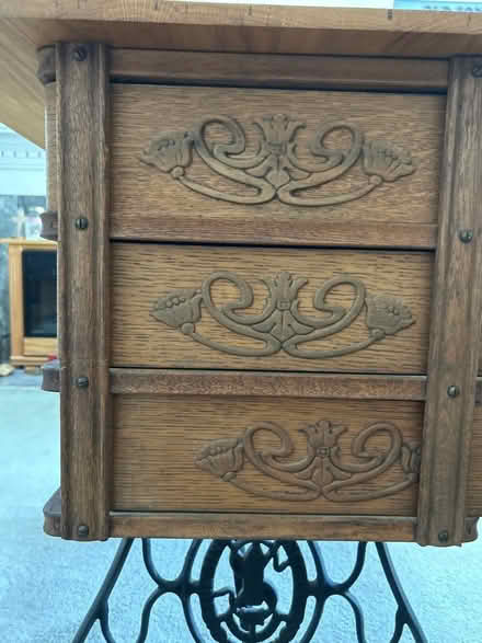 Photo of free Singer Sewing Machine base/DESK (Bridgeport -Brooklawn section) #3