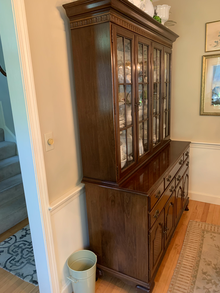 Photo of free Ethan AllenCabinet and Book Shelves (Westford) #2