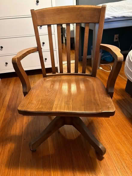 Photo of free Wood office chair (Redwood Heights) #1