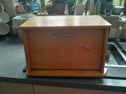 Photo of free Wooden bread bin (B80 Studley) #1