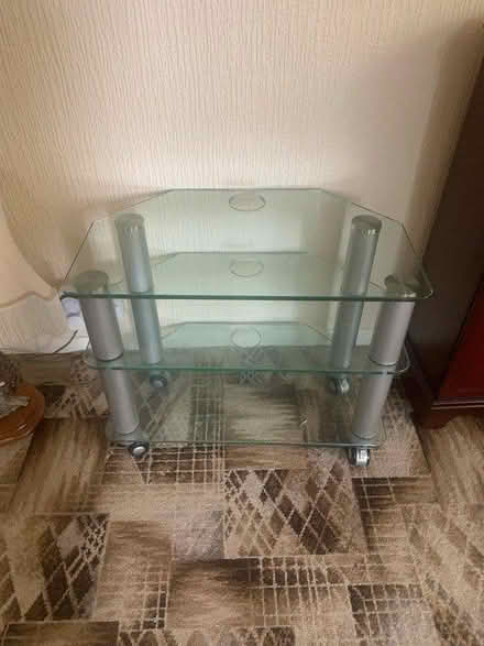 Photo of free Glass tv stand (Belvedere DA17) #1