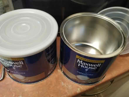 Photo of free Empty metal containers with lids (Upper Edmonton N18) #1