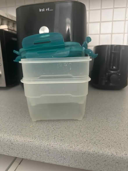 Photo of free 2 Amazon basics 1L food containers (Angel N1)