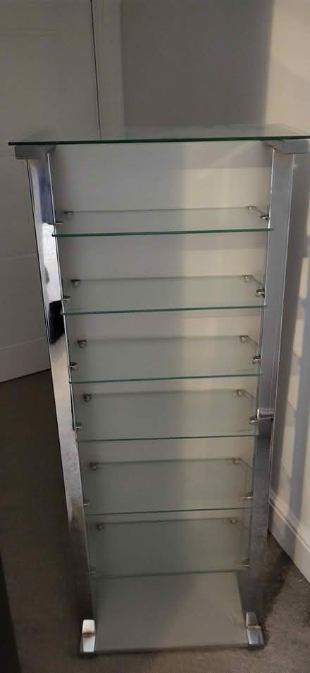 Photo of free Glass display/cd shelf unit (Dudley) #1