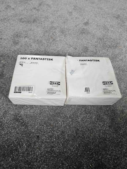 Photo of free 2 x 100 ikea paper napkins (Stannington S6) #1