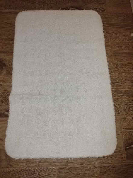 Photo of free Well used white cotton bath mat (Hoole Village CH2) #1