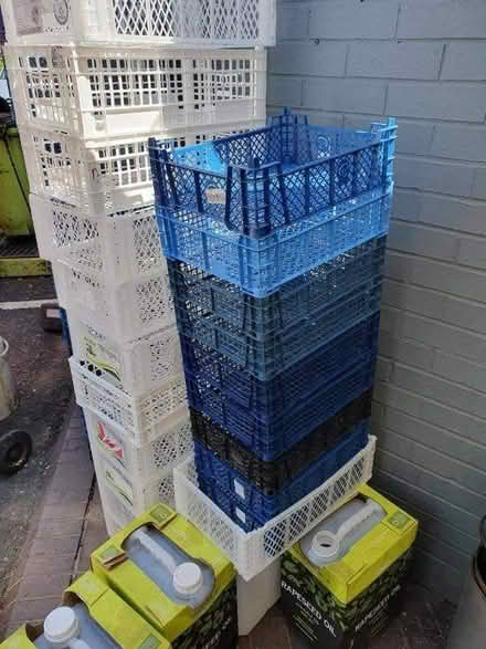 Photo of free Medium stacking crates (SE14) #2