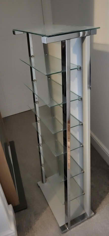 Photo of free Glass display/cd shelf unit (Dudley) #3