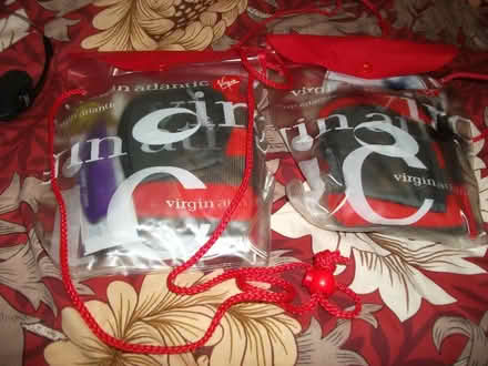 Photo of free virgin atlantic airlines flight goody bags (New Brighton CH45) #1
