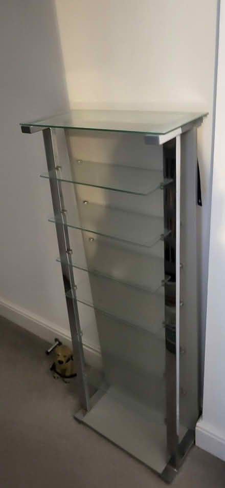 Photo of free Glass display/cd shelf unit (Dudley) #2