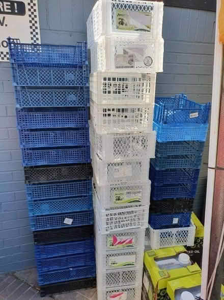 Photo of free Medium stacking crates (SE14) #1