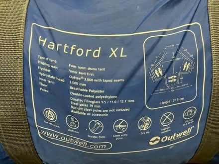 Photo of free Outwell Hartford XL Tent (Berkhamsted HP4) #3