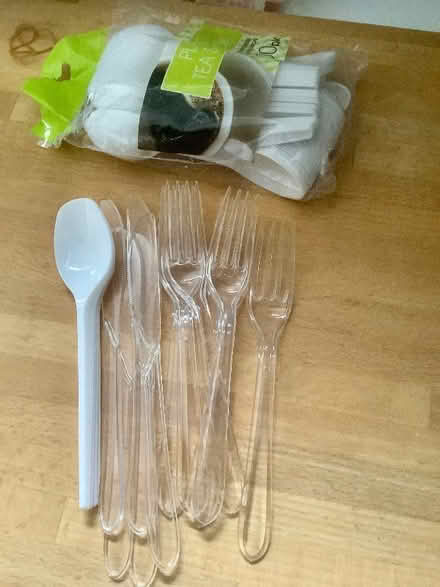 Photo of free Picnic cutlery (Orton Waterville)