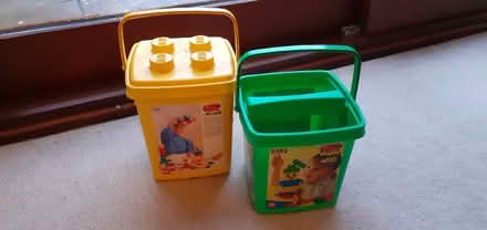 Photo of free 2 x empty DUPLO storage buckets (Sutton Wick OX14) #1