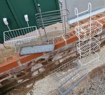 Photo of free 6 hanging shelves / baskets (Heanor DE75) #1