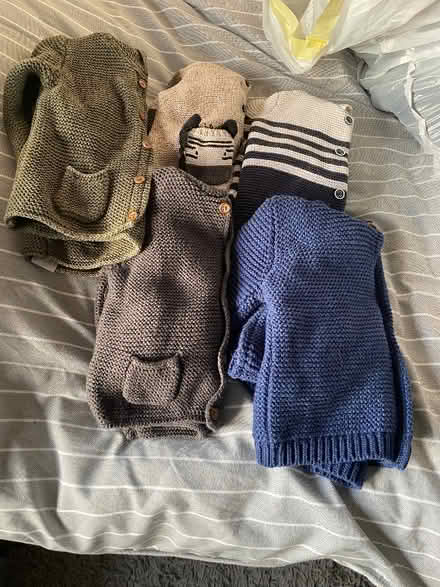 Photo of free Hooded cardigans age 6-9 months (Foxholes SG13) #1