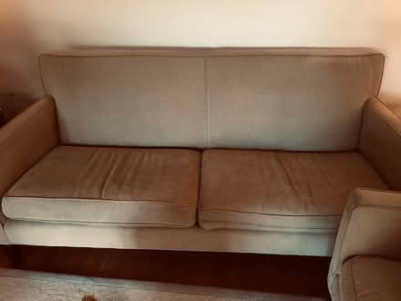 Photo of free Pair of grey/green sofas (Wallands, Lewes) #1