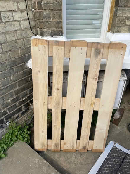 Photo of free Two wooden pallets (Chiswick) #2