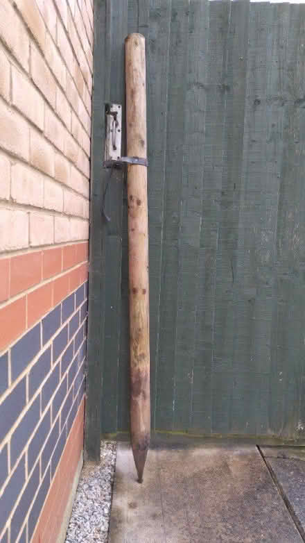 Photo of free 1 wooden pole (Haywood RG12) #1