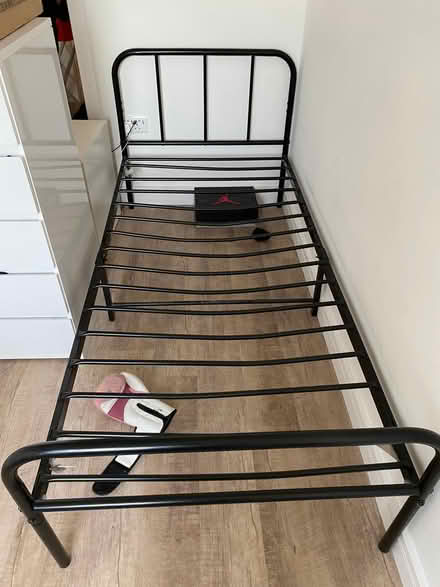 Photo of free Single bed & single mattress (LE8) #2
