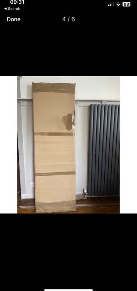 Photo of free Door new glass and wood black frame (Archway N19) #3