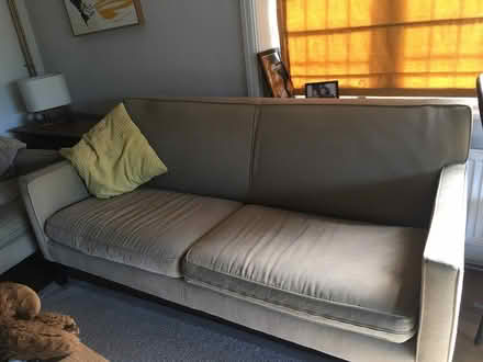 Photo of free Pair of grey/green sofas (Wallands, Lewes) #2