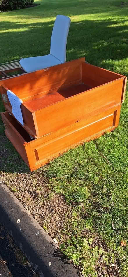 Photo of free Underbed wood draws on wheels (Northboro) #2