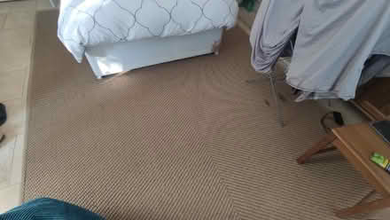 Photo of free Big woven rug (IKEA Hellested) (New Marston OX3) #2