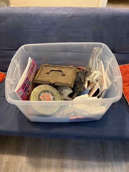 Photo of free Large bin of sewing supplies (East Greenwich) #1