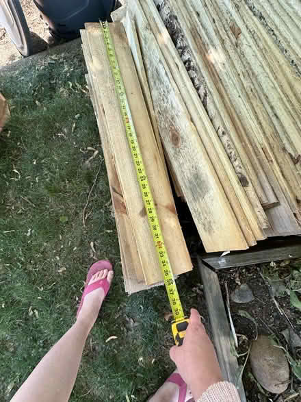 Photo of free Wood fence planks (Livonia/plymouth/canton area) #2