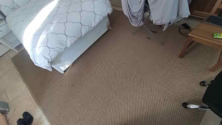 Photo of free Big woven rug (IKEA Hellested) (New Marston OX3) #1