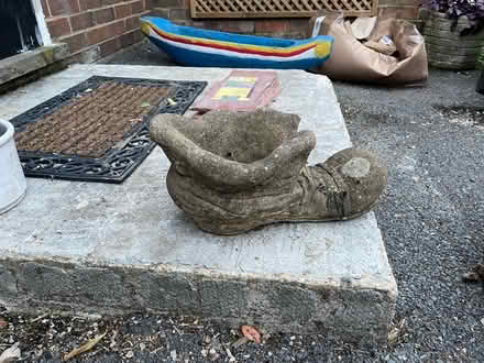 Photo of free Boot concrete planter (Amersham HP7) #3