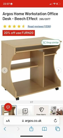 Photo of free Computer desk (Easingwold YO61) #1