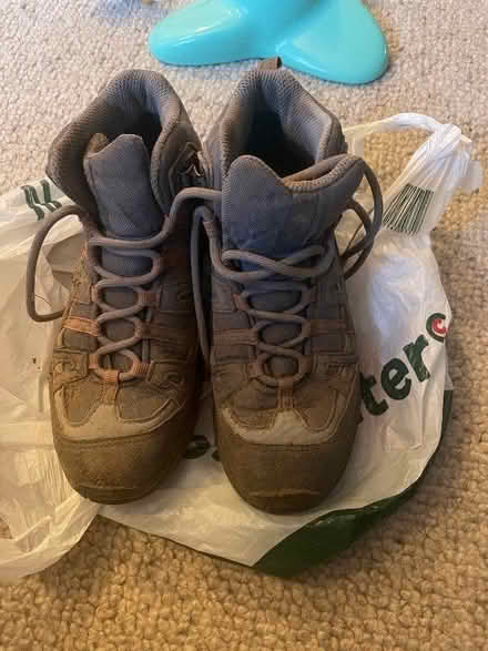 Photo of free Girls decathlon size 1 walking boots (Nunnery Wood WR5)