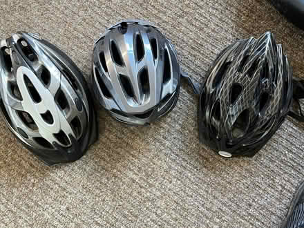 Photo of free 3 adult cycle helmets-adjustable (Turnford EN8) #1