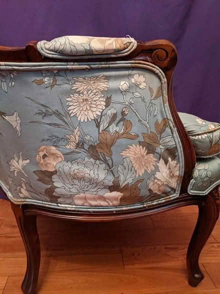 Photo of free French blue chair (leslieville) #2