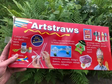 Photo of free Full-ish box of art straws (Pembury TN2) #1