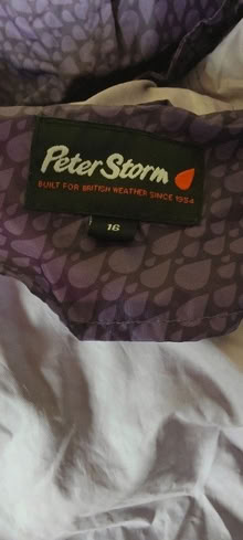 Photo of free Peter storm size 16 lightweight waterproof (Lightpill GL5) #2