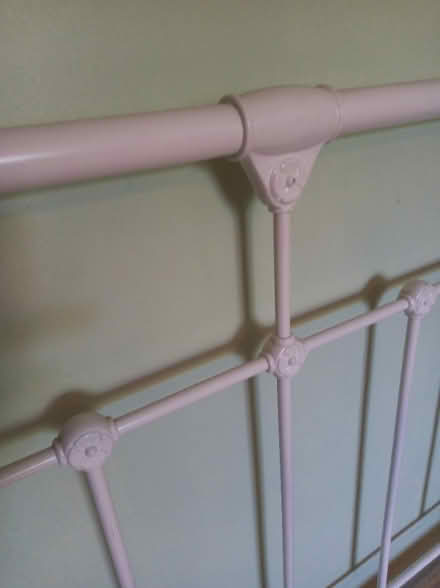 Photo of free White metal double bed (St Leonards Green TN38) #2