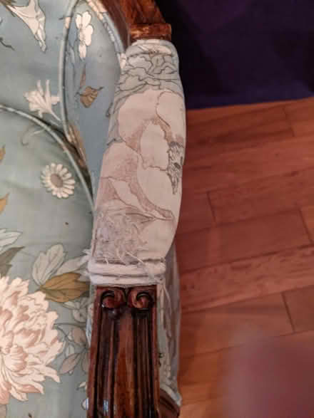 Photo of free French blue chair (leslieville) #1