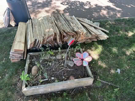Photo of free Wood fence planks (Livonia/plymouth/canton area) #1