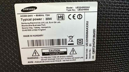 Photo of free Samsung Smart 32”TV (Cransley nr Kettering NN14) #2