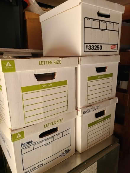 Photo of free Storage boxes cardboard (Ulster County) #1