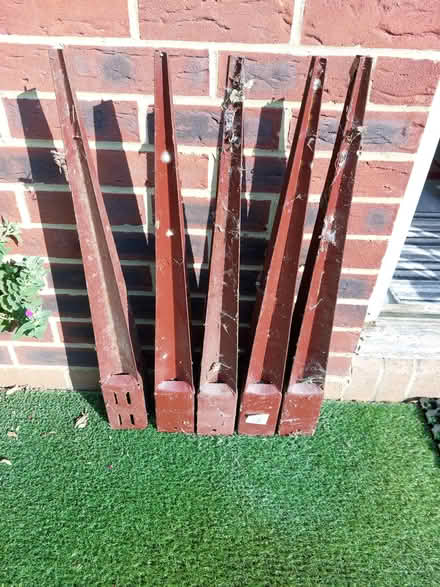 Photo of free 4 x Fence post spikes (Hatfield) #1