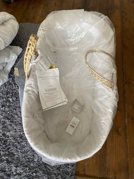 Photo of free Baby Moses Basket. NEW (Glasgow G46) #1