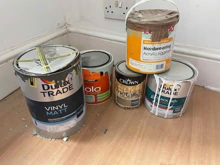 Photo of free Assorted paint (Chiswick) #1
