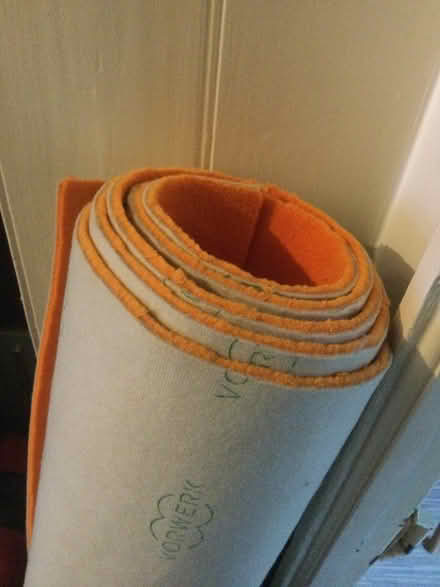 Photo of free Small roll of orange carpet (St Andrew's BS6) #1