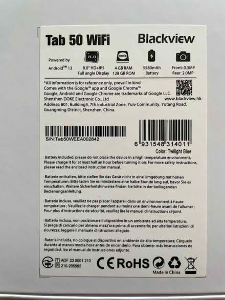 Photo of free 8” tablet (WS13) #4