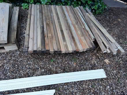 Photo of free wood and 8mm glass (Chislehurst) #4